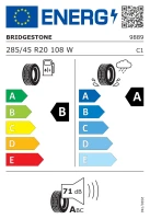 285/45R20 opona BRIDGESTONE ALENZA 001 FR 108W